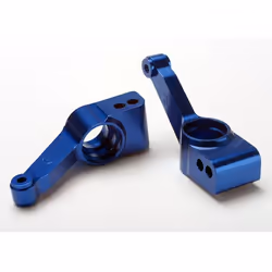 Traxxas 1952X, Ensemble de support de demi-essieu, Aluminium, Bleu