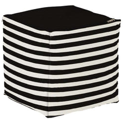 Lona - Pouf de jardin en coton 40 x 40 cm Stripes