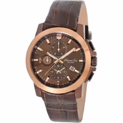 Montre Homme - Kenneth Cole - KC1884 - Analogique - Cuir de Veau - Marron