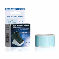 Seiko Instruments SLP-1BLB, Bleu, Imprimante d'étiquette adhésive, 8,9 cm, 2,8 cm, 130 pièce(s), 130 pièce(s)