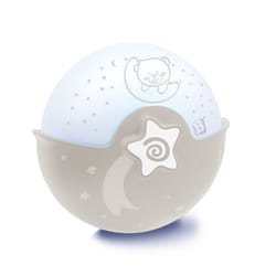 B kids BK-04909 lumière de nuit pour bébé Gris, Blanc