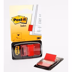 3M I680-1 étiquette auto-collante Rectangle Amovible Rouge 50 pièce(s)