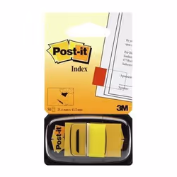 3M I680-5 étiquette auto-collante Rectangle Amovible Jaune 50 pièce(s)