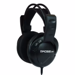 Koss UR20, Avec fil, 30 - 20000 Hz, Musique, Écouteurs, Noir