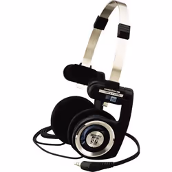 Koss Porta Pro, Avec fil, 15 - 25000 Hz, Musique, 79 g, Écouteurs, Noir, Argent