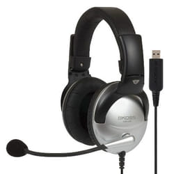 Koss SB45 USB Noir, Argent