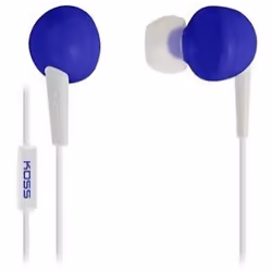 Koss KEB6IB, Avec fil, 16 - 20000 Hz, Appels/Musique, Casque, Bleu