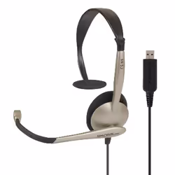 Koss CS95 USB, Avec fil, Appels/Musique, 30 - 16000 Hz, Casque, Beige