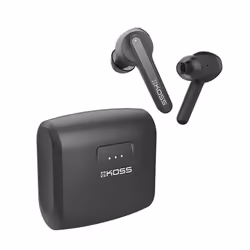 Koss TWS150I, Sans fil, Appels/Musique, 145 g, Écouteurs, Noir