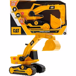Excavatrice - CATERPILLAR - Cat Power Haulers - 30 cm - Jaune - 3 ans - Intérieur