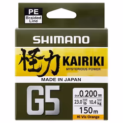 Tresse Shimano Kairiki G5 150 m