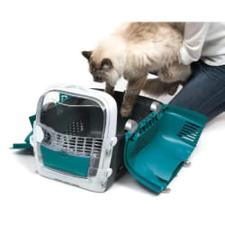 Cat It Cabrio Cage de transport - Bleu turquoise