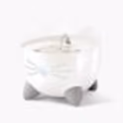 Catit Pixi, Fontaine à eau automatique pour animaux de compagnie, Acier inoxydable, Blanc, Intérieure, Chat, 2,5 L