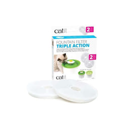Catit Triple Action Filtre pour fontaine à eau automatique pour animaux de compagnie