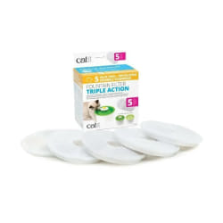 Catit Triple Action Filter Filtre pour fontaine à eau automatique pour animaux de compagnie