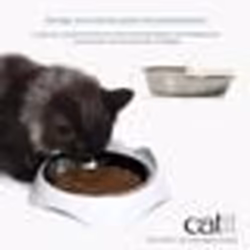 Gamelle pour chat - CATIT - PIXI - 200ml - Bols en acier inoxydable amovibles - Blanc