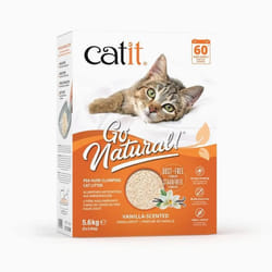 Litière - Catit - Go Natural - 56 kg - Végétale - Ultra-agglomérante - Sans poussière