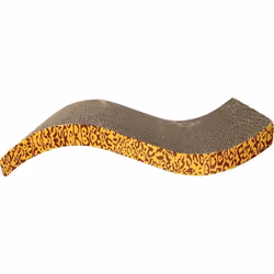 Griffoir pour chat - CATIT - Ondulé - Herbe à chat incluse - Motifs léopard - 53 cm