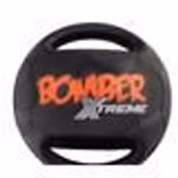 ZEUS Balle Mini Xtreme Bomber en caoutchouc 114 cm - Noir et orange - Pour chien