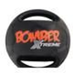 ZEUS Balle Mini Xtreme Bomber en caoutchouc 114 cm - Noir et orange - Pour chien
