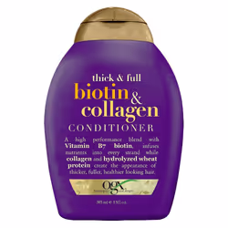OGX Thick Biotin & Collagen, Unisexe, Après-shampoing non-professionnel, Cheveux fins, Cheveux fins, Démêlage, Hydratant, Rev ...