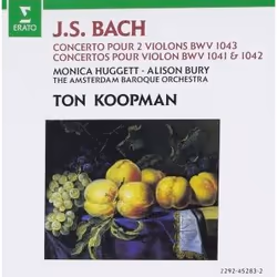 Warner Music Ton Koopman - Bach: Concertos - for 2 violins in D minor; for violin in E major &amp; A minor, CD, Classique, CD ...