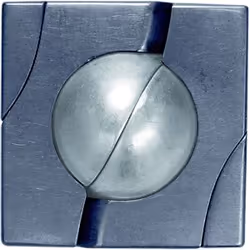 BePuzzled Hanayama Cast Metal Puzzle Marble, Puzzle 3D, 12 an(s)