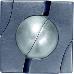 BePuzzled Hanayama Cast Metal Puzzle Marble Puzzle 3D