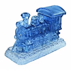 BePuzzled Original 3D Crystal Puzzle Locomotive, Véhicules, 12 an(s)