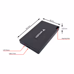 Verbatim 32031 lecteur à circuits intégrés externe 1 To USB Type-C USB 3.2 Gen 2x2 Gris - Vue supplémentaire 3