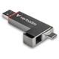 Verbatim Dual QuickStick lecteur USB flash 512 Go USB Type-A / USB Type-C 3.2 Gen 1 (3.1 Gen 1) Gris