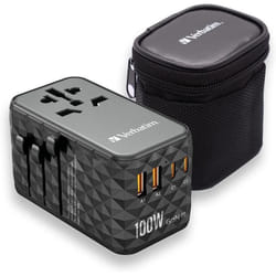 Verbatim Adaptateur Noir Gris 100 W