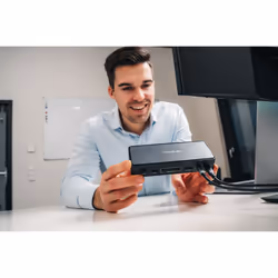 Verbatim CDS-15 Avec fil USB 3.2 Gen 1 (3.1 Gen 1) Type-C Noir, Gris - Vue supplémentaire 9