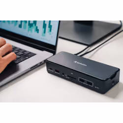 Verbatim CDS-15S Avec fil USB 3.2 Gen 1 (3.1 Gen 1) Type-C Noir, Gris - Vue supplémentaire 6