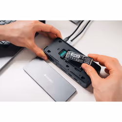 Verbatim CDS-15S Avec fil USB 3.2 Gen 1 (3.1 Gen 1) Type-C Noir, Gris - Vue supplémentaire 8