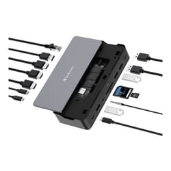 Verbatim CDS-15SSD Avec fil USB 3.2 Gen 1 (3.1 Gen 1) Type-C Noir, Gris
