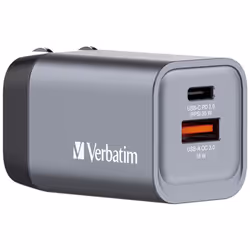 Verbatim GNC-35, Intérieure, Secteur, 20 V, Noir, Gris