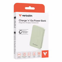 Verbatim Charge 'n' Go Essentials 10000 mAh Recharge sans fil Vert - Vue supplémentaire 4