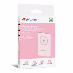 Verbatim Charge 'n' Go Lithium Polymère (LiPo) 5000 mAh Recharge sans fil Rose - Vue supplémentaire 5