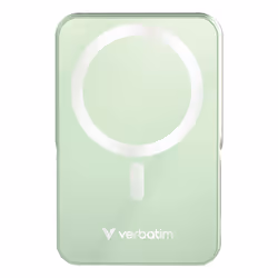 Verbatim Charge 'n' Go Magnetic Wireless Lithium Polymère (LiPo) 10000 mAh Recharge sans fil Vert - Vue supplémentaire 2