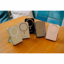 Verbatim Charge 'n' Go Magnetic Wireless Lithium Polymère (LiPo) 10000 mAh Recharge sans fil Gris - Vue supplémentaire 5