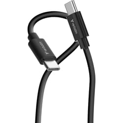 Verbatim 32391 Câble USB USB-C USB 2.0 1 m lot de 2 Noir, Blanc