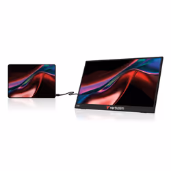Verbatim Portable 14" FHD Touch Monitor LIGHT Moniteur portable Noir 35,6 cm (14") LCD 1920 x 1080 pixels - Vue supplémentaire 4