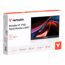 Verbatim Portable 14" FHD Touch Monitor LIGHT Moniteur portable Noir 35,6 cm (14") LCD 1920 x 1080 pixels - Vue supplémentaire 6