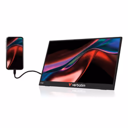Verbatim Portable 15.6" FHD Touch Monitor LIGHT Moniteur portable Noir 39,6 cm (15.6") LCD 1920 x 1080 pixels - Vue supplémentaire 3