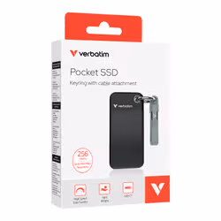 Verbatim Pocket SSD 256 Go USB Type-C 3.2 Gen 2 (3.1 Gen 2) Noir, Gris - Vue supplémentaire 6