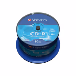 Verbatim CD-R Extra Protection, 52x, CD-R, 700 Mo, Fuseau, 50 pièce(s)