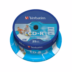 Verbatim CD-R AZO Wide Inkjet Printable