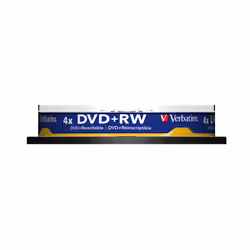 Verbatim DVD+RW Matt Silver 4,7 Go 10 pièce(s)