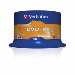Verbatim DVD-R Matt Silver 4,7 Go 50 pièce(s)